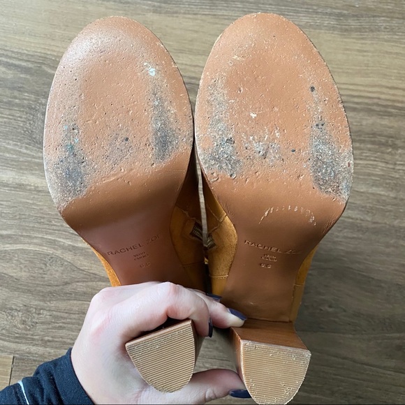 Rachel Zoe Brown Suede and Leather Booties - Picture 4 of 12